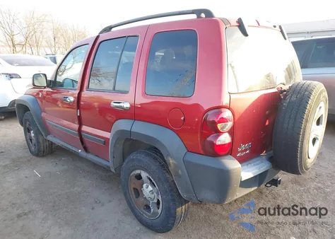 2006 Jeep Liberty Sport z USA, uszkodzony, nr VIN 1J4GL48K46W184779